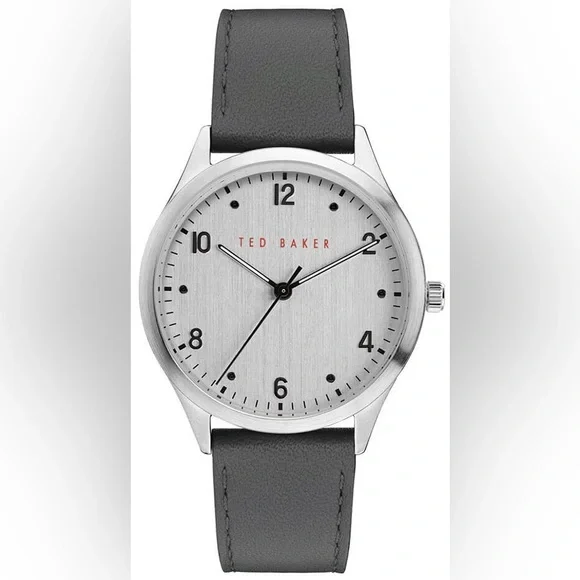 Ted Baker London BKPMHF908 Men’s Dress Watch in Black Leather Strap - Picture 2 of 14